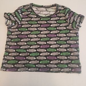 Fish crop top
